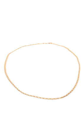 Korte goudkleurige halsketting, Gold, Packshot image number 0