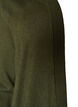 Lang gebreid vest in viscosemix, Groen, Packshot image number 2