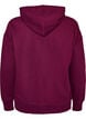 Hoodie met borstprint, Paars, Packshot image number 1