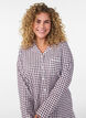 Katoenen pyjamashirt met borstzak, Rood, Model image number 4