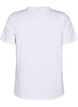 T-shirt in biologisch katoen met een ronde hals, Bright White, Packshot image number 1