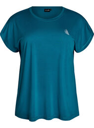 Effen gekleurd trainingsshirt, Groen