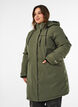 Waterafstotende parka met capuchon en functionele details, Groen, Model image number 0