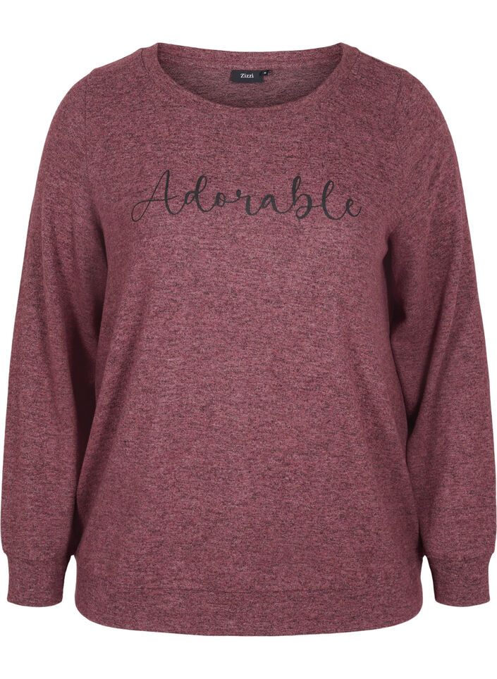 Gemêleerde top in viscosemix, Port Royal Mel, Packshot image number 0