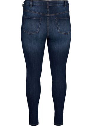 Super smalle jeans met hoge taille, Dark Blue, Packshot image number 1