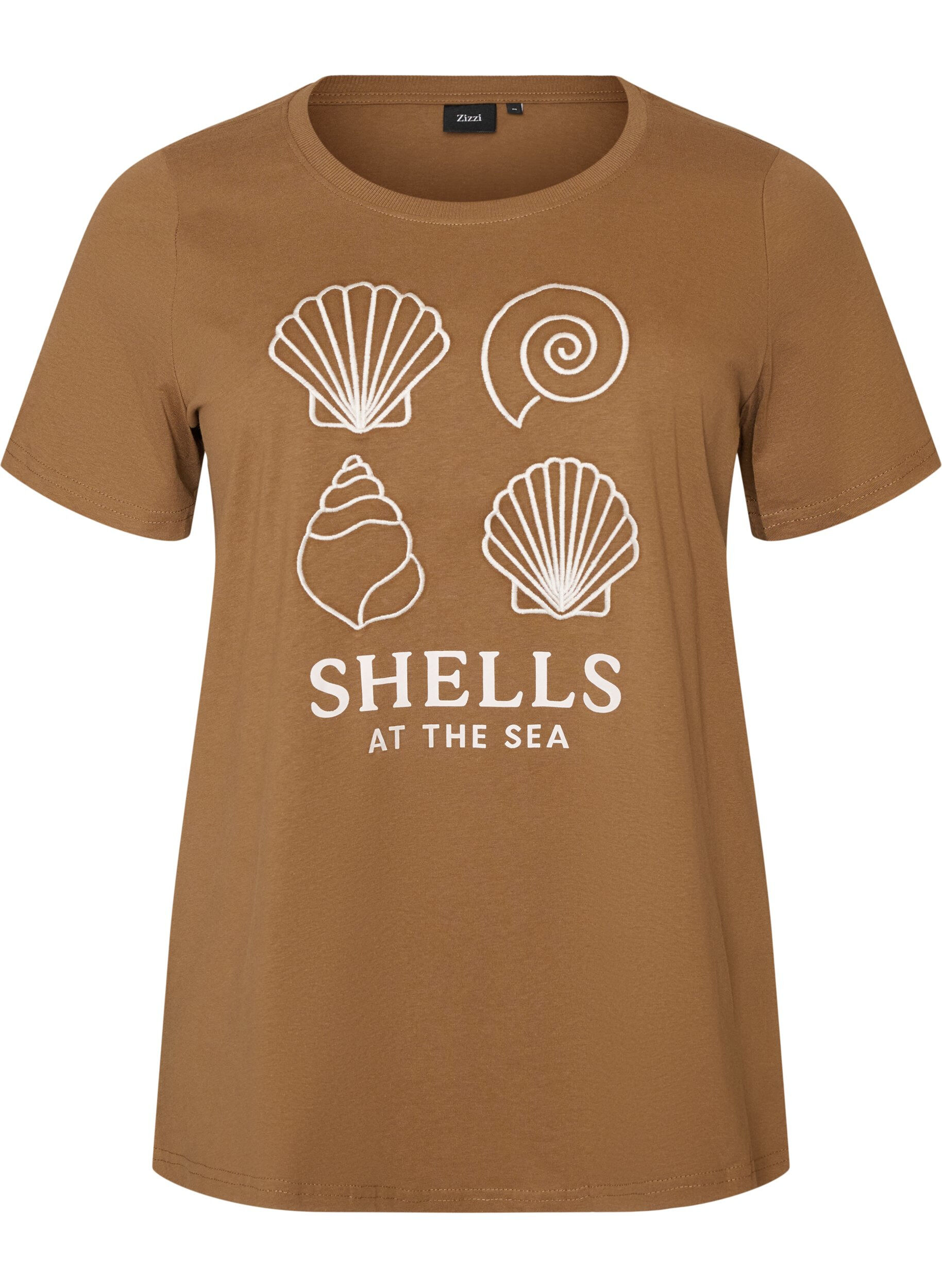 Katoenen T-shirt met print