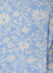 Katoenen jurk met korte mouwen en print, Vanille, Packshot image number 2