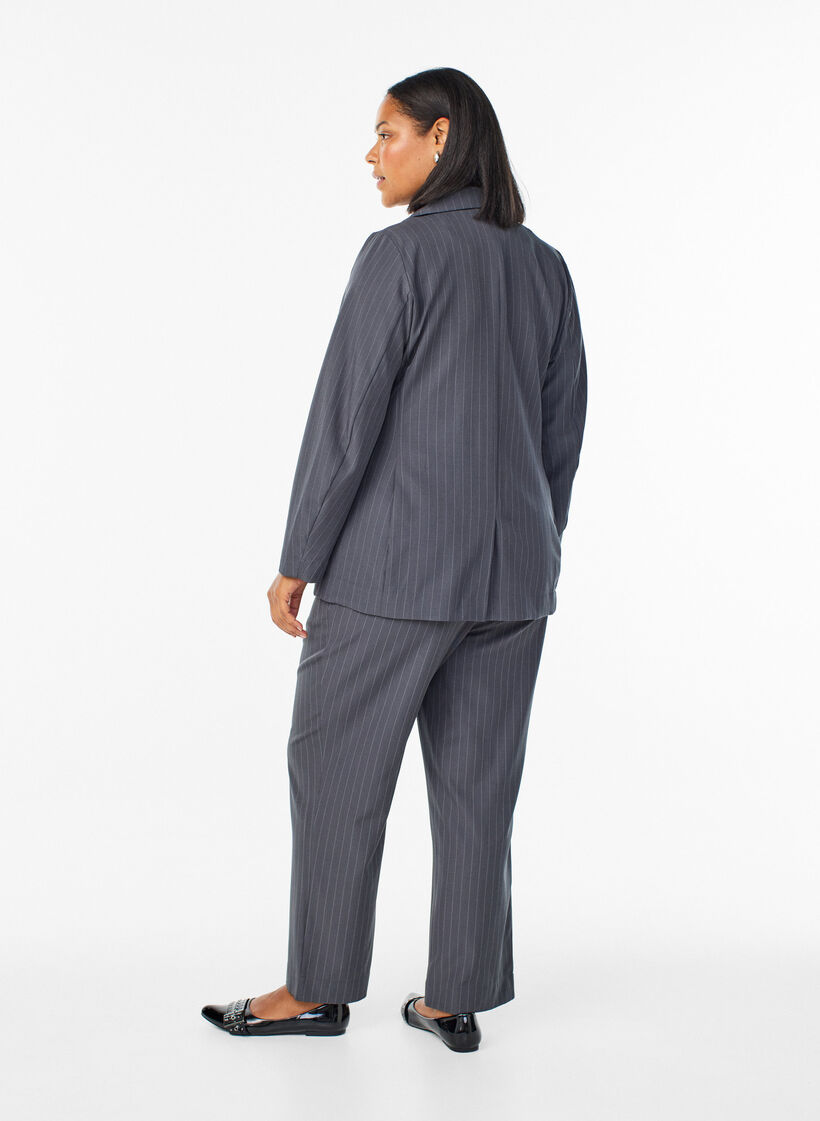 Losse broek met zakken, Grijs, Model image number 1
