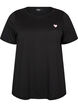 T-shirt met print, Zwart, Packshot image number 0