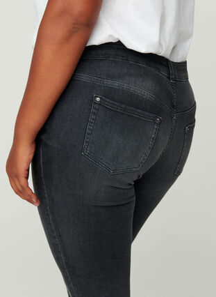 Extra slim fit Sanna jeans, Grey Washed, Model image number 1