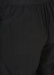 Losse culotte broek in katoen, Black, Packshot image number 3