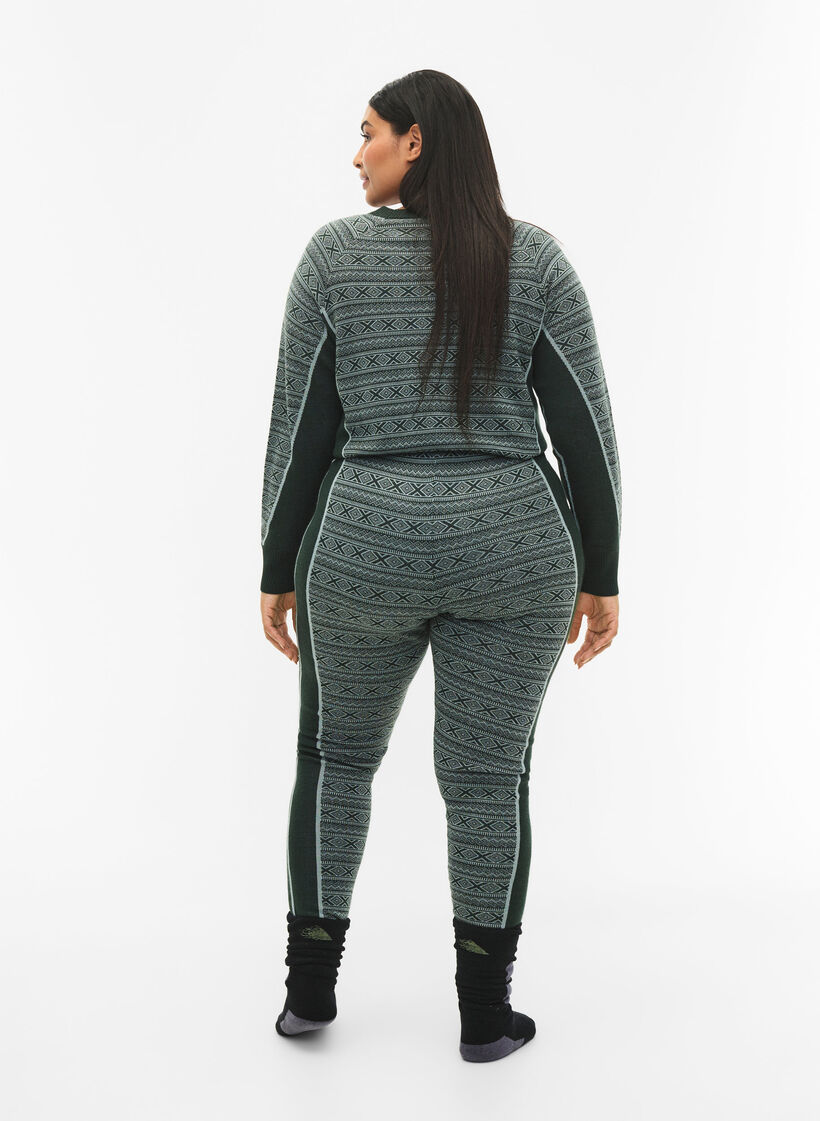 Wollen ski-onderbroek, Deep Lake Comb, Model image number 1