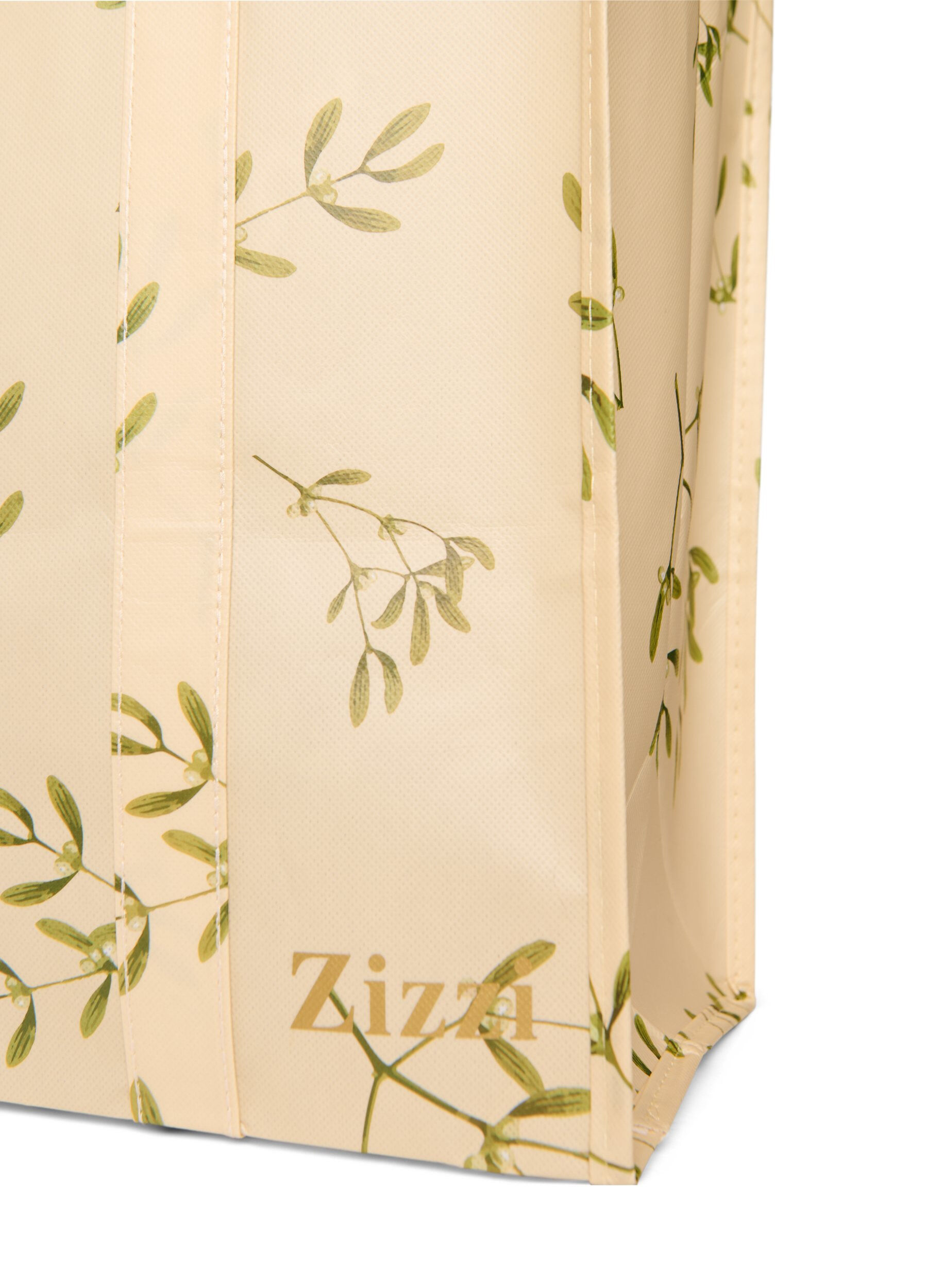 Zizzi Shoppingtas met ritssluiting, Beige, Packshot image number 2