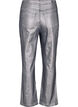 Zilverkleurige jeans met hoge taille, Gun Silver , Packshot image number 1