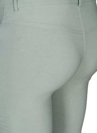 Nauwsluitende driekwart broek met rits, Slate Gray, Packshot image number 3