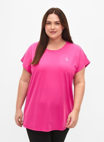 Sport T-shirt met korte mouwen, Raspberry Rose, Model image number 0