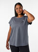 Effen gekleurd trainingsshirt, Grijs, Model image number 0