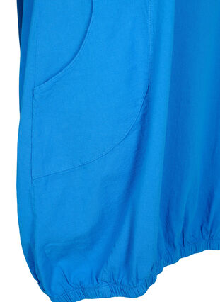 Katoenen jurk met korte mouwen, French Blue, Packshot image number 3