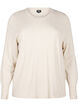 FLASH - Gebreide blouse met ronde hals, Beige, Packshot image number 0
