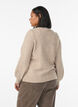 Cardigan met hartvormige knopen, Beige, Model image number 2