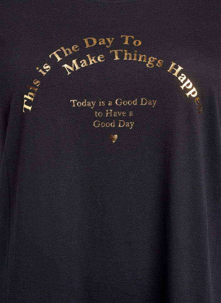 FLASH - T-shirt met motief, Zwart, Packshot image number 2