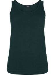 Effen gekleurd basic top in katoen, Groen