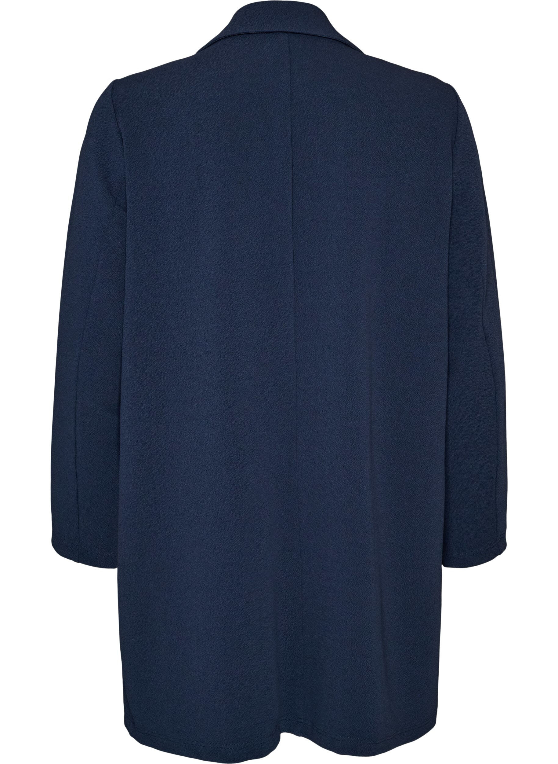 ZizziLange jas met zakken, Blauw, Packshot image number 1