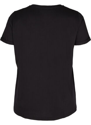 Katoenen sport t-shirt met print, Black Inspired, Packshot image number 1