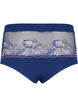 Hipsterbroekje met kant en normale taille, Medieval Blue, Packshot image number 1