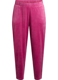 Velours broek met zakken, Boysenberry