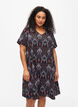 FLASH - Jurk met V-hals en print, Black Rose Ethnic, Model image number 0