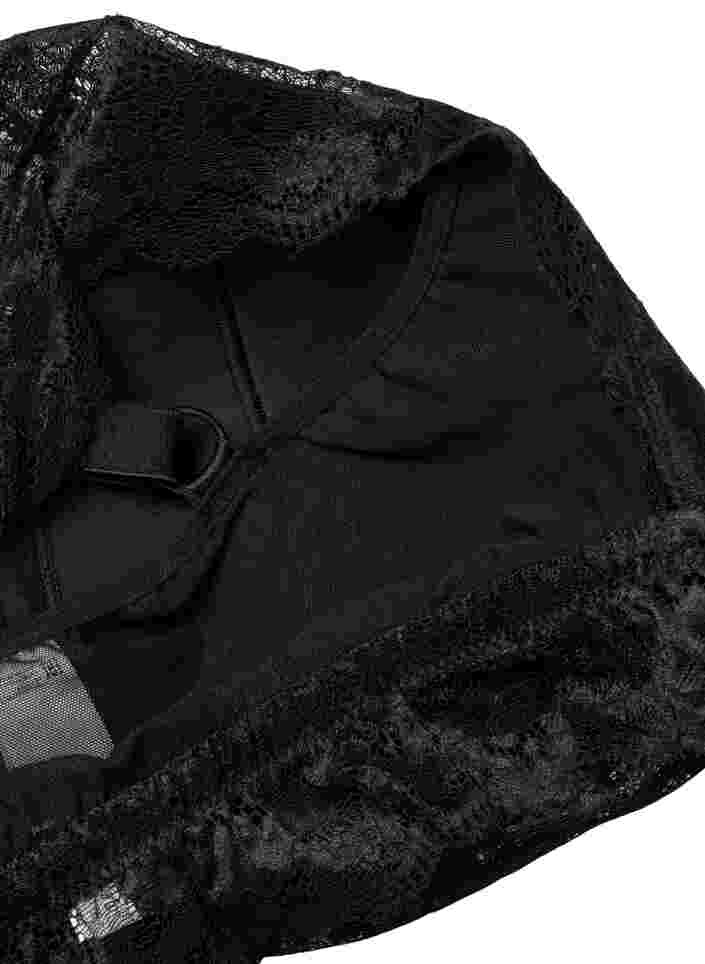 Beha met kant en zachte padding, Black, Packshot image number 2