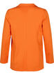Basic blazer met knoop en sierzakken, Mandarin Orange, Packshot image number 1