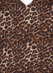 Lange jurk met luipaardprint en 3/4 mouwen, Leo AOP, Packshot image number 2