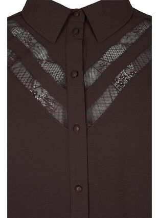 Lang shirt met kanten details, Java, Packshot image number 2