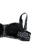 Bedrukte bikinitop, Black White Dot, Packshot image number 3