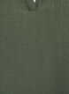 Luchtige blouse met korte mouwen, Groen, Packshot image number 2