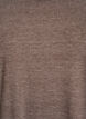 Jersey blouse met 3/4 mouwen, Bruin, Packshot image number 2