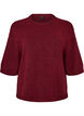 Los gebreide shirt met korte mouwen, Rood, Packshot image number 0