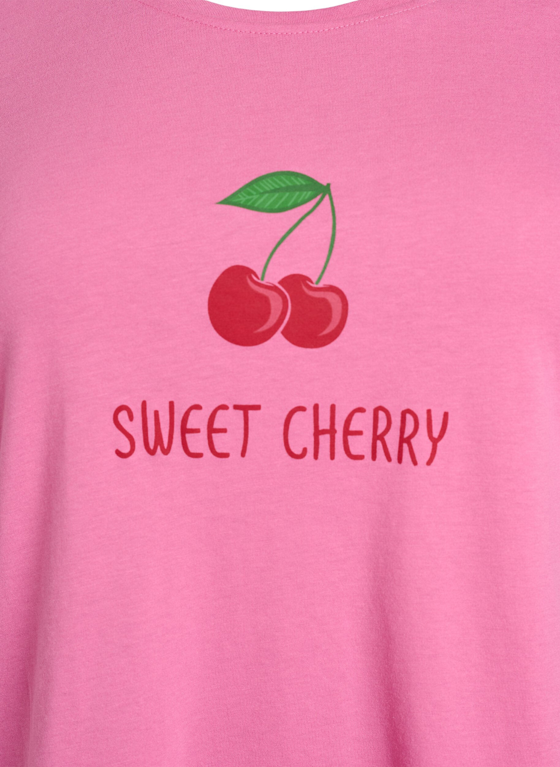 Zizzi FLASH - T-shirt met print, Roze, Packshot image number 2