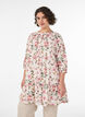 A-lijn tuniek in viscose met 3/4 mouwen, Vanille, Model image number 0