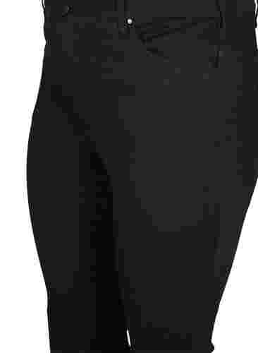 Ellen bootcut jeans met hoge taille, Black, Packshot image number 2