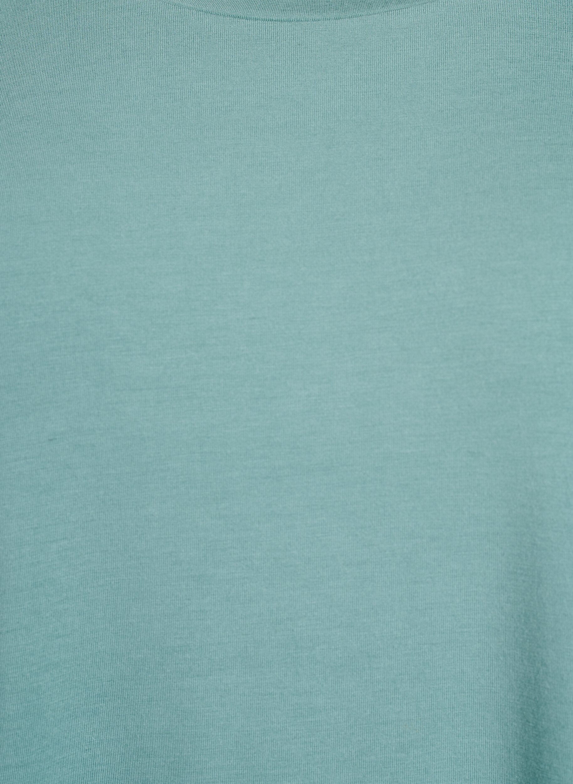 Zizzi Los T-shirt met ronde hals, Blauw, Packshot image number 2