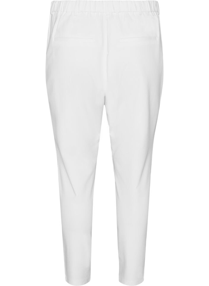 Cropped Maddison broek, Wit, Packshot image number 1