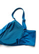 Bikini-bh met beugel en drapering, Blauw, Packshot image number 3