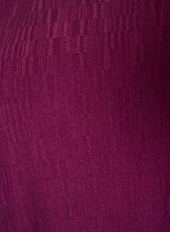 Jurk met een ballonvorm en structuur, Rood, Packshot image number 2