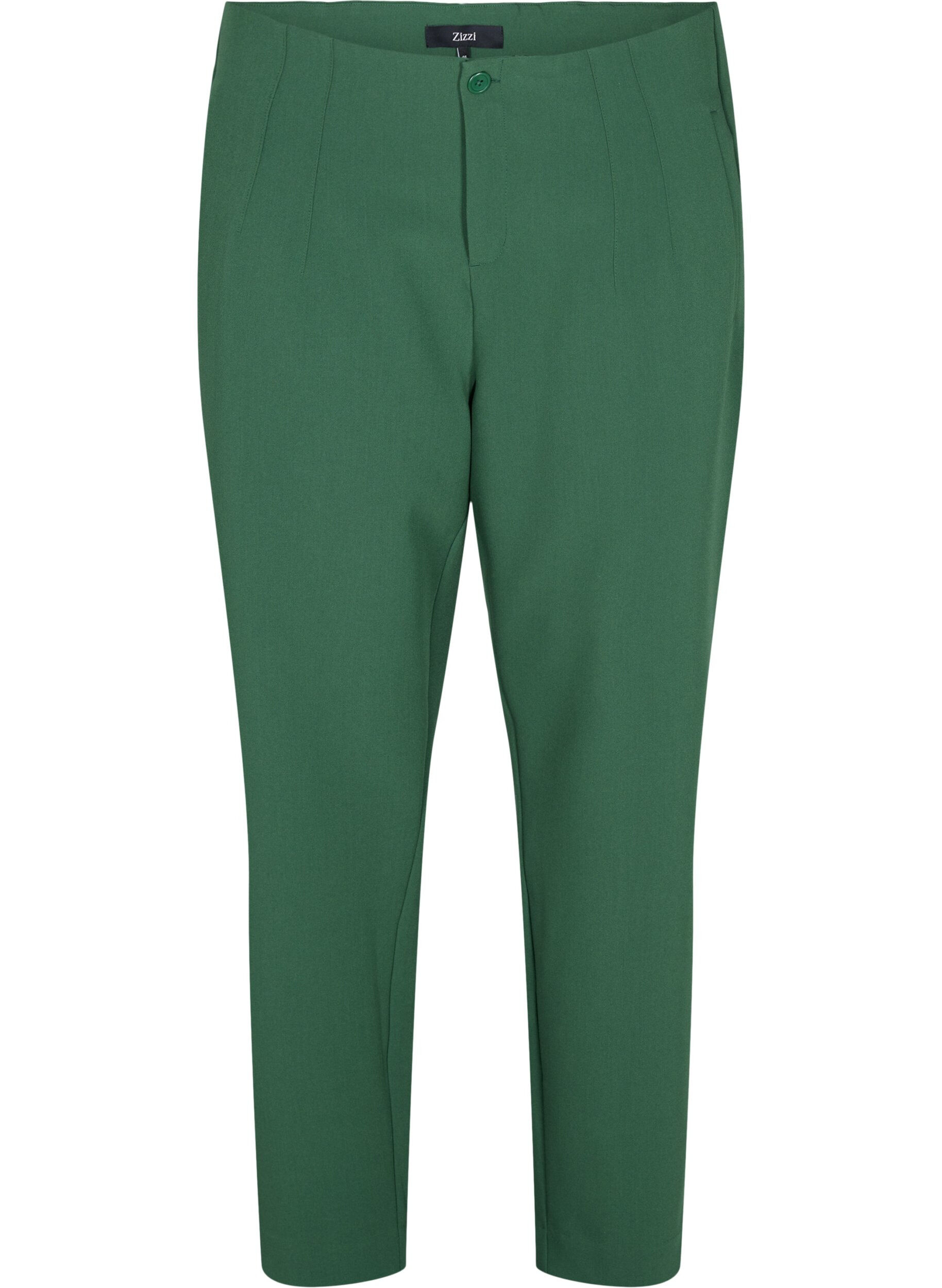 Zizzi Klassieke broek met hoge taille, Formal Garden, Packshot image number 0