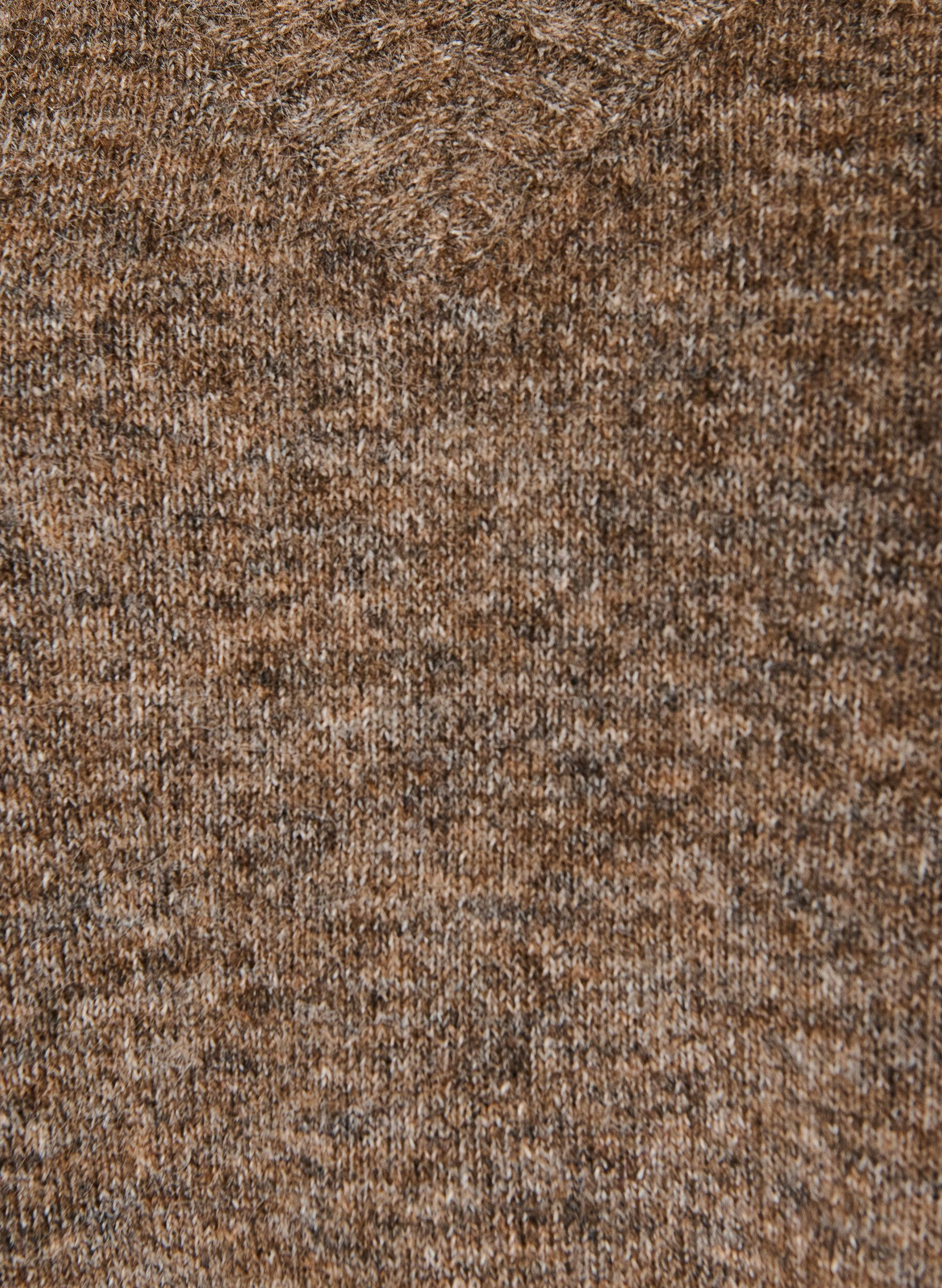 ZizziJumper met V-hals, Bruin, Packshot image number 2
