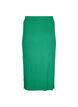 Viscose midirok met slanke pasvorm, Groen, Packshot image number 1