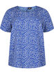 FLASH - Blouse met korte mouwen en print, Surf the web Dot, Packshot image number 0